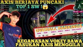 AXIS BERJAYA PUNCAKI TOP 1 SW ! KEGANASAN VOKEY BAWA PASUKAN AXIS MENGGILA !!PMPL MY/SG S4