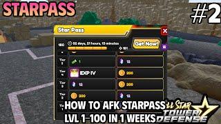 HOW TO AFK STARPASS LVL 100 IN A WEEKS ASTD | ROBLOX