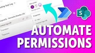 Grant ITEM LEVEL Permissions on a SharePoint List ITEM with Power Automate