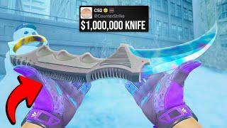 "he unboxed a $1,000,000 karambit knife?!"