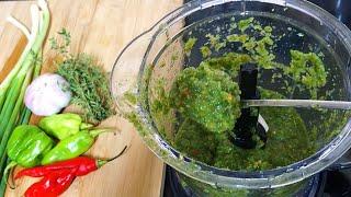 Caribbean Green Seasoning, Flavorful Marinade