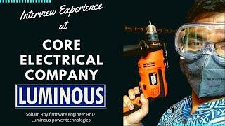 Luminous Power Technologies Interview experience |Procedure, Interview Rounds, Tactics,Preparation|