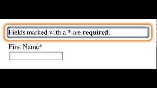 Another way to go for marking required fields