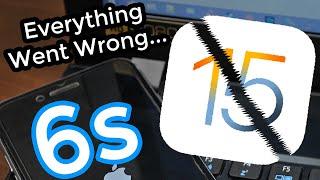Installing iOS 15 Developer Beta 1 on an iPhone 6s but Everything Goes Wrong…
