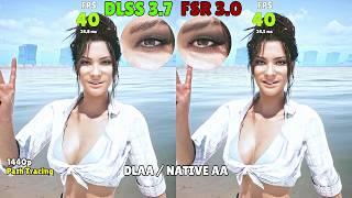 AMD FSR 3.0 vs Nvidia DLSS 3.7 Direct Quality Comparison (Cyberpunk 2077)