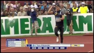 Kuortane 2010, Men´s Javelin