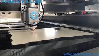 Perfect Laser 300w Mixed Laser Cutter For Stainless Steel And Wood Cutting with co2 laser tube