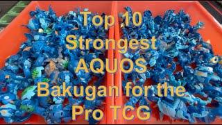 Top 10 Strongest AQUOS Bakugan | Bakugan Pro Trading Card Game