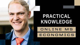 Learning Theory and Application: Online Masters in Economics