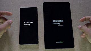 Samsung S25 Ultra vs Galaxy Tab A9 Speed Test - Power On/Power Off