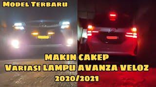 AVANZA VELOZ MODIF LAMPU TERBARU | VARIASI AVANZA VELOZ 2020 / 2021