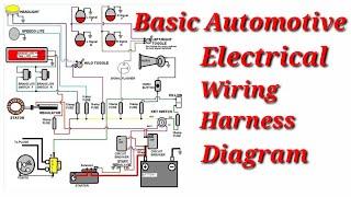 Auto Electrical Wiring Diagram, Starting, Charging System And All Lighting System.