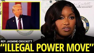 Jasmine Crockett EXPOSES Trump’s Illegal Power Grab!