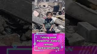 viral cegil anak remaja smp ini mengolok menertawakan anak palestina