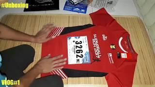 VLOG#1 Unboxing Running Racepack (Superball Run 2017)