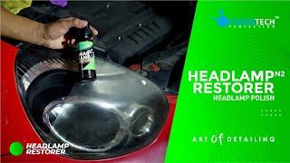 TUTORIAL POLES HEADLAMP MIKA MOBIL KUSAM MENGUNING / HEADLAMP POLISH & RESTORER nanoTECH PROTECTION