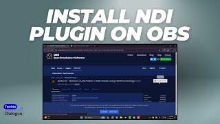 How to Install NDI Plugin on OBS