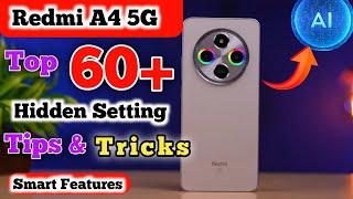 Redmi A4 5G Tips And Tricks, Top 60+ Hidden Settings, Tips & Tricks Redmi A4 5G,60+ Smart Features