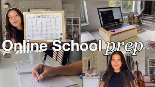 Preparing for Online School! supplies haul, tips, organization +more!