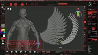 ZBrush Array Mesh Wing