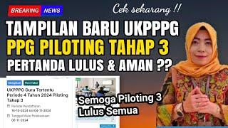 Tampilan baru link UKPPPG. Benarkah Pertanda lulus dan Aman??