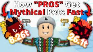 How PROS get Mythical Pets *FAST* on Pet Simulator X