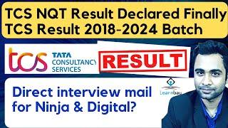 TCS NQT Result declared Finally | TCS NQT Ninja & Digital Result | Apply Now with NQT Score