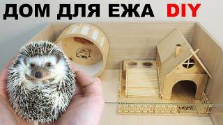 Карликовый ёж. Как сделать идеальную клетку для африканского ежа | Hedgehog house DIY.