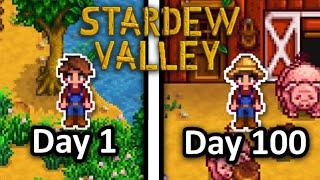 I Spent 100 Days In Stardew Valley