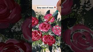 How to Paint Roses for Mother’s Day!  #easypainting #tutorial #beginner #roses #acrylicpainting