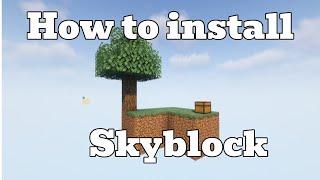 How to Install Minecraft Skyblock (1.19)