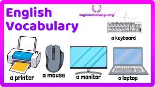 English Vocabulary - Computers and ICT | | learn english vocabulary | EnglishChallenge.Org