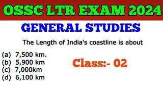 Target OSSC LTR Exam 2024 !! General Studies MCQs !! Class:- 02 !! I SSD Sevak Sevika TGT OSAP IRB