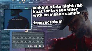 This sample is a late night vibe! | Bryson Tiller Type Beat Tutorial