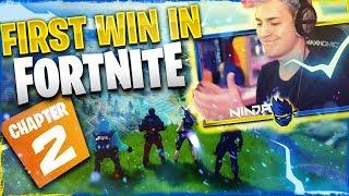 MY FIRST WIN IN FORTNITE CHAPTER 2 (Fortnite: Battle Royale)