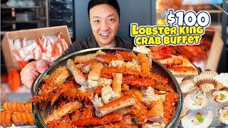 Eating EVERYTHING at Australia's #1 BEST "King Crab & Lobster" BUFFET with EXOTIC MEAT BBQ