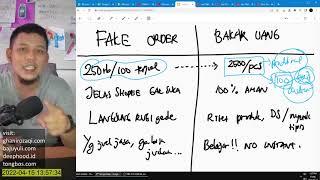 FAKE ORDER Shopee vs Bakar Uang Jual Rugi | Tips FO Aman (?)