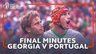 The most dramatic end to a Rugby World Cup match! | Georgia v Portugal