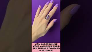 Curso Escola Designer de Unhas   SEM SAIR DE CASA #shorts