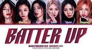 BABYMONSTER 'BATTER UP' Lyrics (베이비몬스터 BATTER UP 가사) (Color Coded Lyrics)