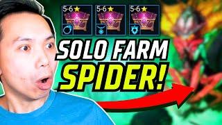 MOST BUDGET F2P BUILD 1 MIN SPIDER HARD 10 SOLO FARM! | RAID: SHADOW LEGENDS