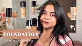 Top 5 Foundations Under 4000 | Insides of Professional Makeup Artist Kit & Beginner Makeup Kit