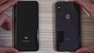 Xiaomi Mi6 MIUI 9 vs iPhone X - Speed Test!