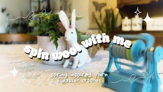 Spin to Knit It - Traveler Cowl Part 1, Crochet Easter Peeps, basket prep, EEW Nano 2 unboxing Ep 19