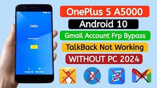 OnePlus 5 Frp bypass Android 10 | WITHOUT PC 2024 Latest Trick.