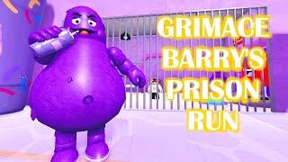 GRIMACE BARRY'S PRISON RUN (Obby) Roblox