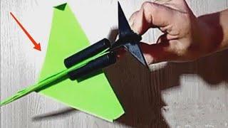 How to make plane by paper Origami plane DIY PAPER PLANE