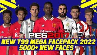 PES 2017 NEW MEGA FACEPACK 2022\23 AIO [5000 NEW FACES] | COMPATIBLE WITH ALL PATCH
