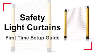 Safety Light Curtains KEYENCE GL-R Series - First Time Setup Guide