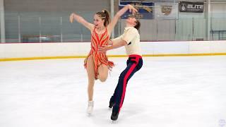 Hana Maria Aboian & Daniil Veselukhin's 2025 Rhythm Dance to 'Heart of Glass' & 'Knock on Wood'